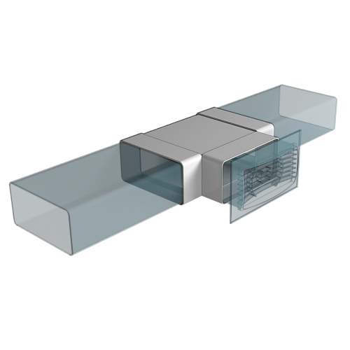 Тройник 620ТПП 204х60мм (пластик) (14)