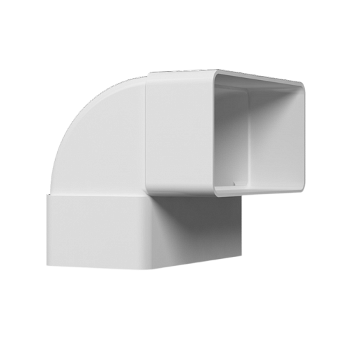 Колено вертикальное 620КВП 204х60мм (пластик) (18)