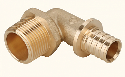 Угольник с нар. резьбой 25х3/4" латунь (5/50) (G1310.2505)  GAPPO