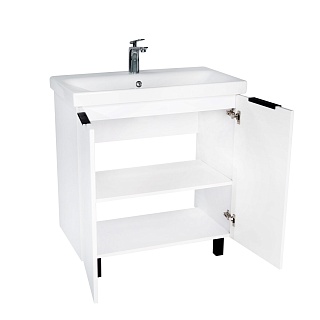 Комплект мебели 80 "Берлин-80" напольная 2 дв. белая VIANT (ум.MODUO-80)