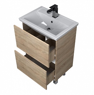 Комплект мебели 60 "Aris-60" напольная, дуб сонома 2 ящ. 1 Марка (ум.Фостер-60)