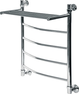 Полотенцесушитель 300х600 П5 Б/П м/о 500 "Arc" с полкой ЛД ВП НИКА