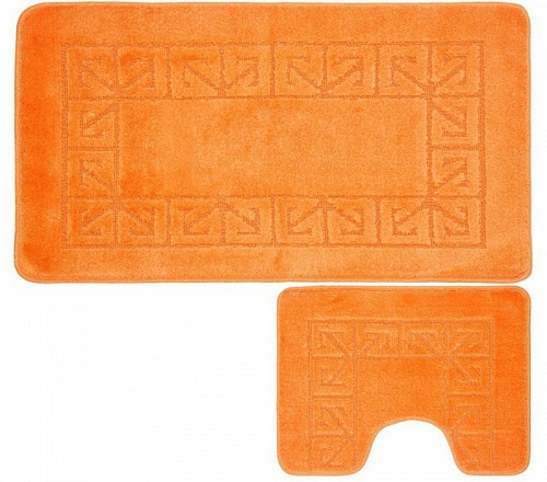 Набор ковриков (2 предмета) "CLASSIC" коричневый (00287)