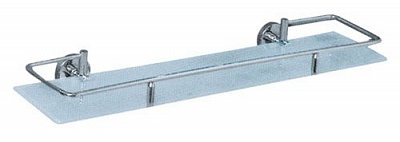 Полка стеклянная с бортиком (HB1707-1)