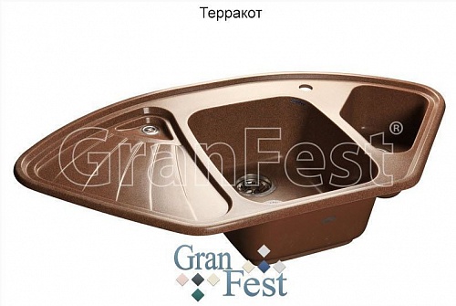 Кухонная мойка Granfest Corner GF-C1040E