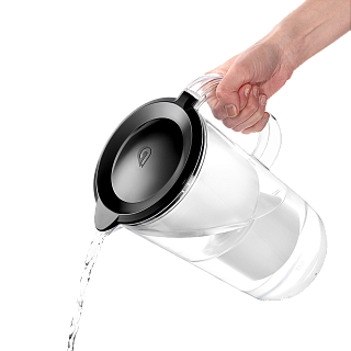 Фильтр-кувшин "Барьер Форма Мини" ("Хюгге") черный 2,5 л ВВ15Р00