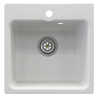 Мойка гранит FOSTO NOVA 45-45 (белый) без сифона 