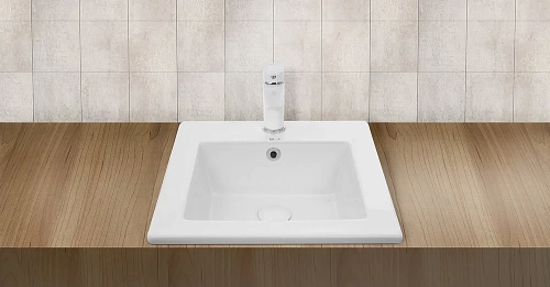 Умывальник WW DEILBACH 6037 врезной 420х420х170