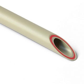 Труба (SDR 6) 63*10,5 арм. стекловолокном серый (12) ПРО АКВА (PA37018РG)