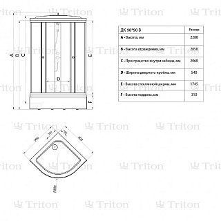   TRITON  1 90*90    +  