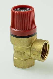 Клапан предохранительный 8 бар. 3/4"х1" красный (VR45FFK-8) (100/10)