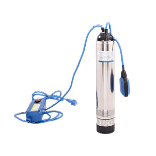 Насос колодезный ASP 2-25, Qmax=3.0м3/ч, Hmax=40м, 220В, 0,62 кВт, каб. 20м (3224) Aquario