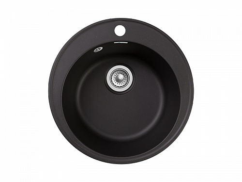 Мойка комп. GRANFEST QUARZ GF-Z-08  (d480мм) черный