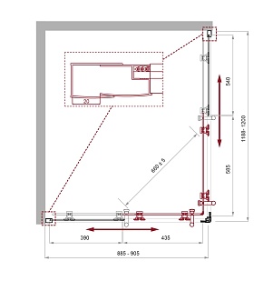   BELBAGNO UNO-195-AH-2-120/90-C-NERO