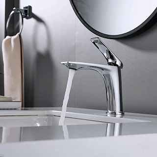 Смеситель д/раковины SHEVANIK хром S9101