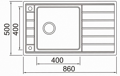 Кухонная мойка Seaman Eco Roma SMR-8650A