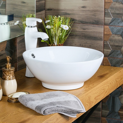 Умывальник фигурный 805-7008Е (Т4129/3065) MELANA