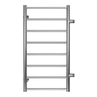 Полотенцесушитель 400х800 П8 Б/П м/о 500 "Аврора" черный матовый (RAL9005) TERMINUS 