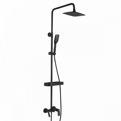 Душевая система "TROPIC" (7002BL) черная с  изливом LEMARK  ВЫГОДА!!