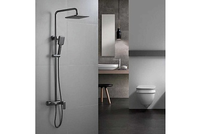 Душ. система SHEVANIK черная S8836H