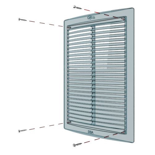 Решетка 1520РЦ Ivory  150х200,слоновая кость (70)