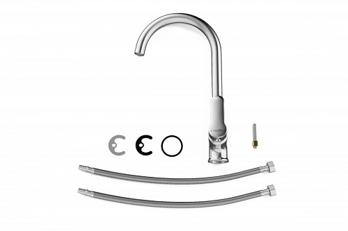 Смеситель д/кухни "Kanda" (KAN-1013) высокий излив TOKITO