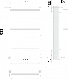  500800 8 ""   (RAL 9005) TERMINUS