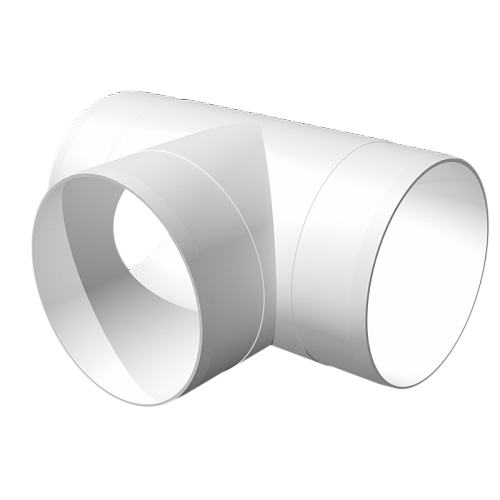 Тройник круглый 10ТП, D100(пластик) (20)