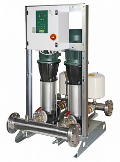  BOOSTER SETS WITH 2 VERT. PUMPS, IE3 MOTORS, 2NKV 15/8 T