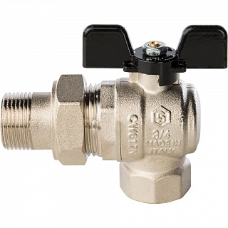 Кран шар. полнопроходной с амер. угл. баб. ВН 3/4" (SVB-0008-000020) STOUT 