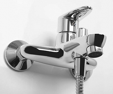 Смеситель д/ванны "Leine" (3501)  кор.излив, 35мм хром  WasserKraft  АКЦИЯ