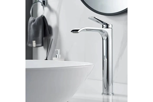 Смеситель д/раковины SHEVANIK хром высокий S4111