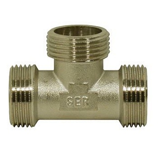 Тройник 3/4" ш/ш/ш ник.  GF (50/10) (SFT-0018-343434)