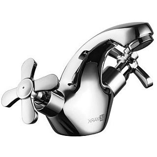 Смеситель д/умывальника "PARTNER" (6546С) двуручный хром LEMARK