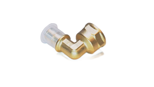 Угольник с вн. резьбой латунный 20х3/4''  (HFWQE00061) Hipex (50)