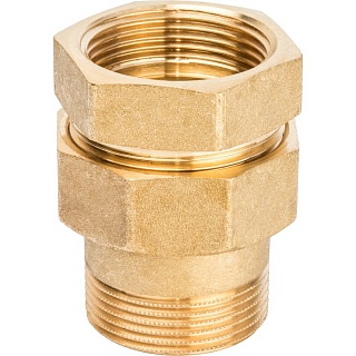 Американка  1 1/4"  г/ш  ЛАТ. (SFT-0044-000114) STOUT  под пл. прокл.