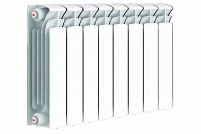 Радиатор бим.RIFAR BVR 350x4 нижнее правое подключение прямое ВЫГОДА