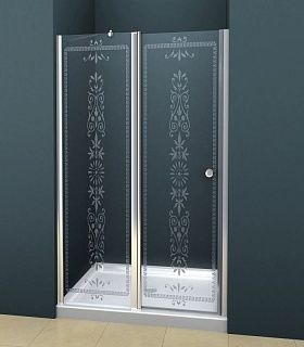 ДУШЕВАЯ ДВЕРЬ В НИШУ CEZARES ROYAL PALACE-B-12 60/30-CP-Cr