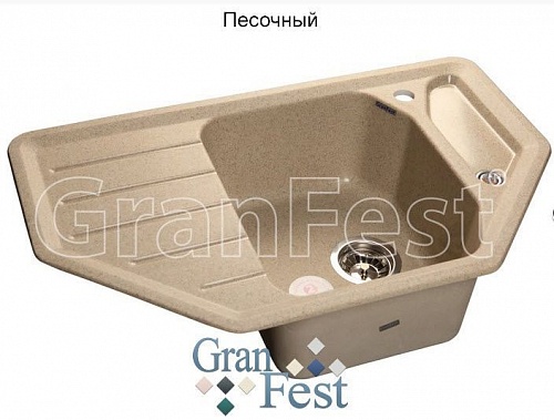 Кухонная мойка Granfest Corner GF-C800E