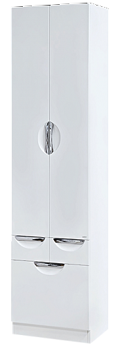 Пенал напольный "Орхидея" 50  3 ящ. MISTY  