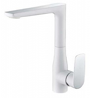 Смес д/кухни Kaiser Atrio ф35 бок. белый хром (60044)