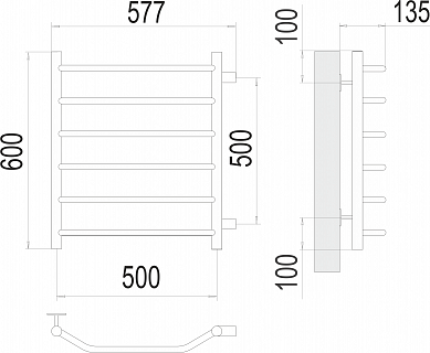  500600 6 ""   (RAL 9005) TERMINUS