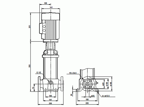 Насос CR 5-6 (1,1кВт, 3х400V) 96517041
