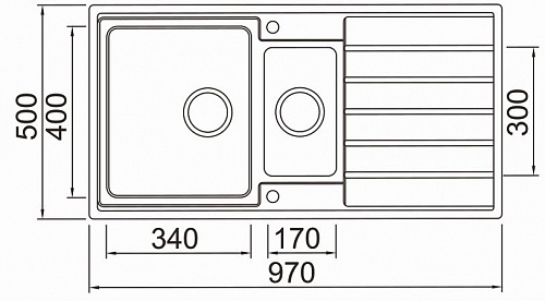 Кухонная мойка Seaman Eco Roma SMR-9750B