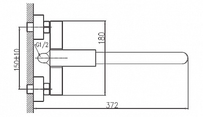 Смеситель д/ванны Haiba HB20191/22191