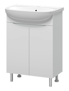 Комплект мебели 60 "Смайл-60" напольная 2 дв. MISTY (ум.Соната Экокерама,60-0112)