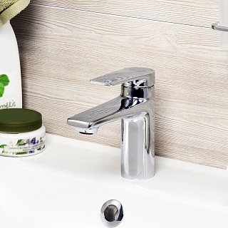 Смеситель д/умывальника "Lopau" (3203) 35мм хром WasserKraft