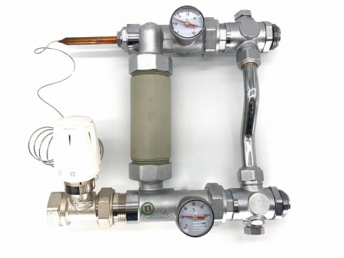 Смесительный узел  без насоса  для  теплого пола (VR206) 