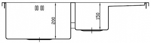 Кухонная мойка Seaman Eco Marino SMB-7851DRS