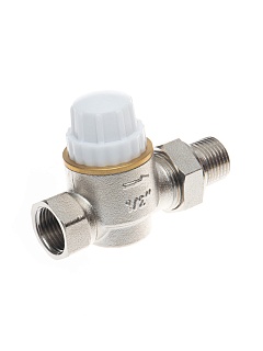 Клапан терморег. TR-G прям. DN15, PN16, Тmax=120°С, для 1-труб. системы отопл. (013G7024R) РИДАН